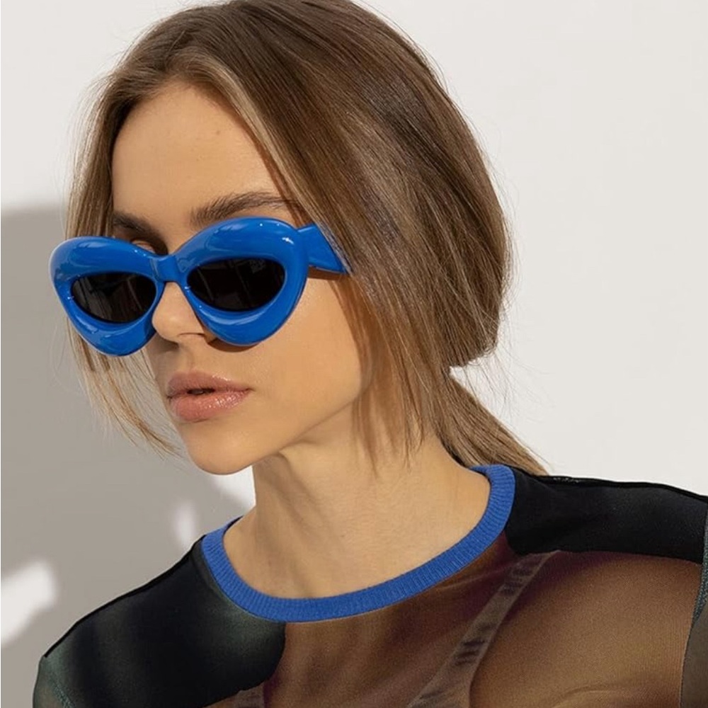 fashion Sunglasses inflation color blue